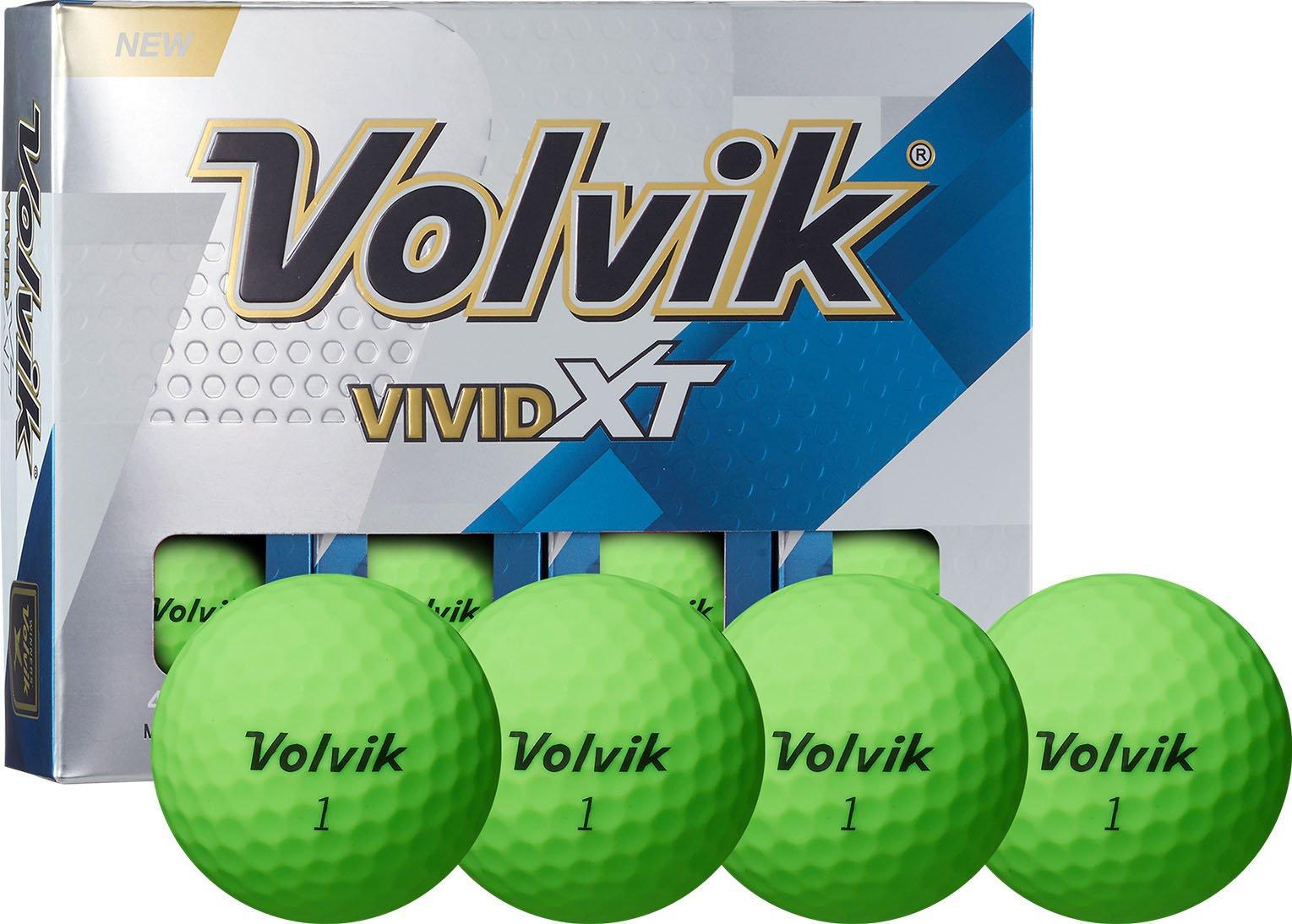 Vivid XT Golf Balls - Green | VOLVIK | Golf Balls | Men's | Golf